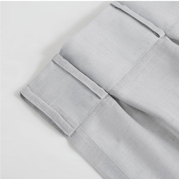 New WEST LAKE Silver Gray Pinch Pleated Sheer Curtain Panels, 40" Wx102 Lx2 - Picture 6 of 11